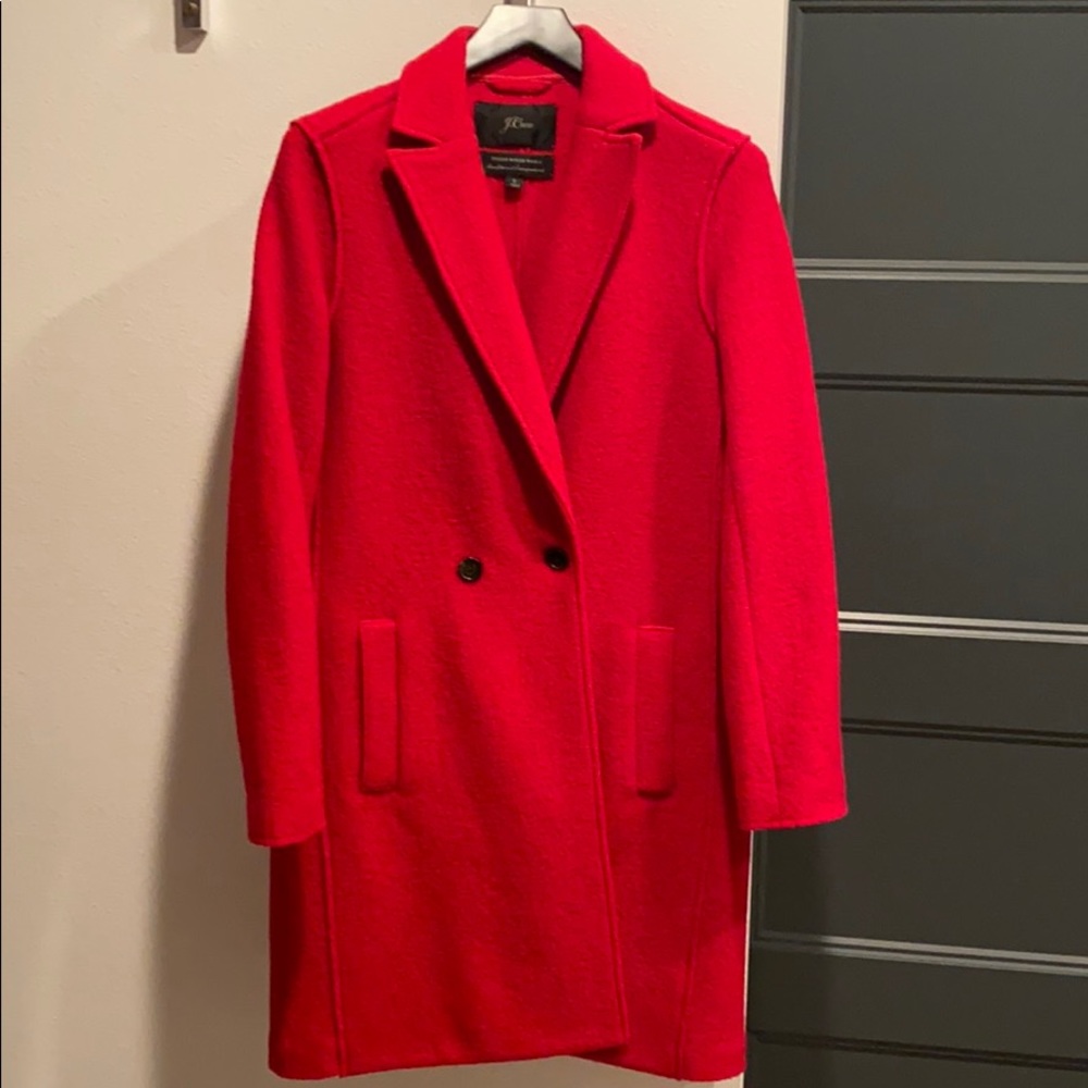 Daphne topcoat in Italian boiled wool